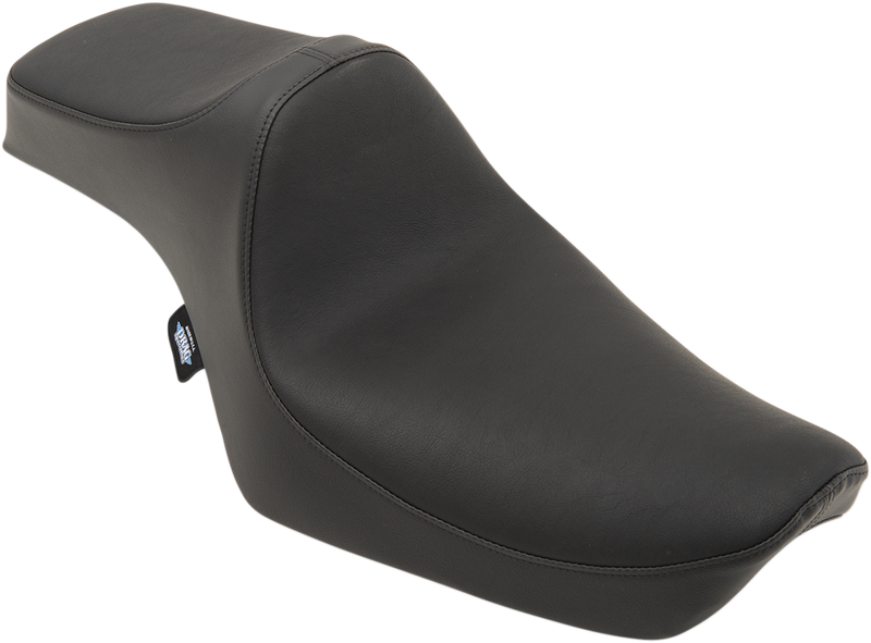 DRAG SPECIALTIES SEATS, Drag Specialties Predator III Seat for XL '82-'03 by Drag Specialties, Part No. 0804-0731 - Smooth Black