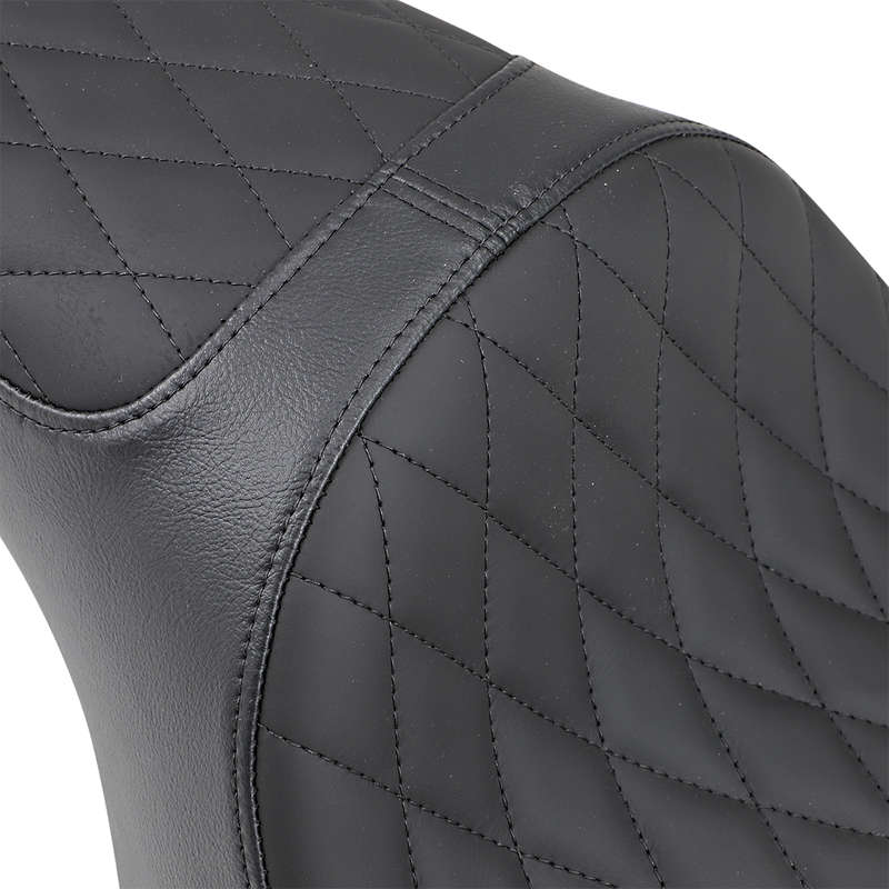 DRAG SPECIALTIES SEATS, DRAG SPECIALTIES SEATS Caballero Seat with Solar Reflective Leather for Harley XL '04-'22 - Part 0804-0669
