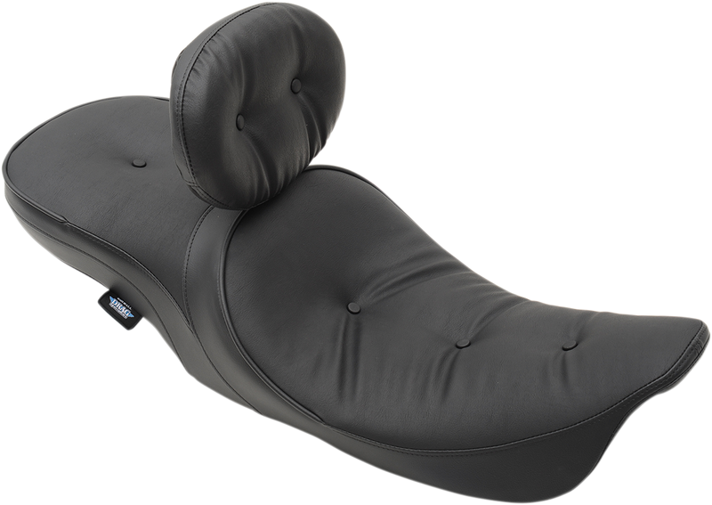 DRAG SPECIALTIES SEATS, DRAG SPECIALTIES SEATS EZ Glide II Large Vinyl Backrest with Pillow - Part 0822-0189