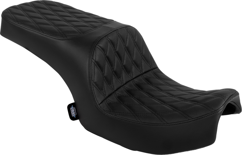 DRAG SPECIALTIES SEATS, Drag Specialties Seats Freedom Vinyl Seat with Double Diamond Black Stitch for Challenger 2020-2025 and Chieftain 2025 – Part 4722B