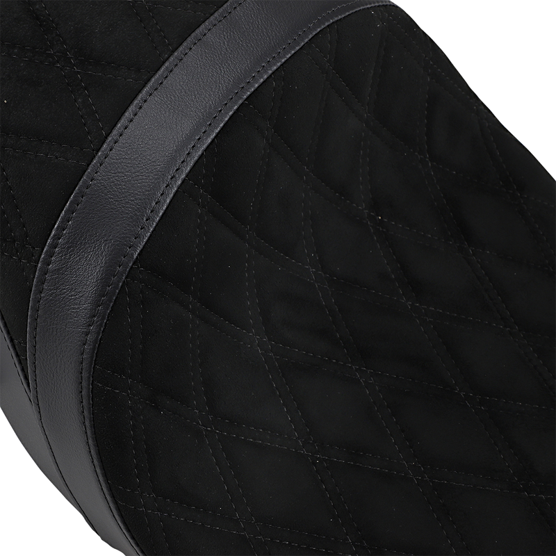 DRAG SPECIALTIES SEATS, DRAG SPECIALTIES SEATS Low Touring Seat with Vinyl Cover for Harley FL Models 2008-2023 - Part 0801-1076