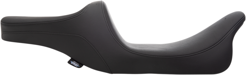 DRAG SPECIALTIES SEATS, DRAG SPECIALTIES SEATS Predator III 2-Up Seat - Smooth Black for Harley-Davidson FL '99-'07 (Part #0801-1307)