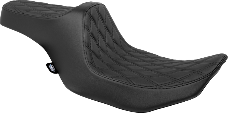 DRAG SPECIALTIES SEATS, Drag Specialties Seats Predator III Seat - Double Diamond Black for FLT/FLH 2023-2024 - Part 4686B
