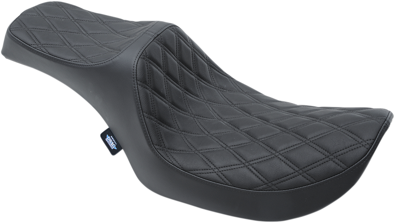 DRAG SPECIALTIES SEATS, DRAG SPECIALTIES SEATS Predator III Seat for FXR '82-'00, Double Diamond Black Stitching, Part Number 0805-0135