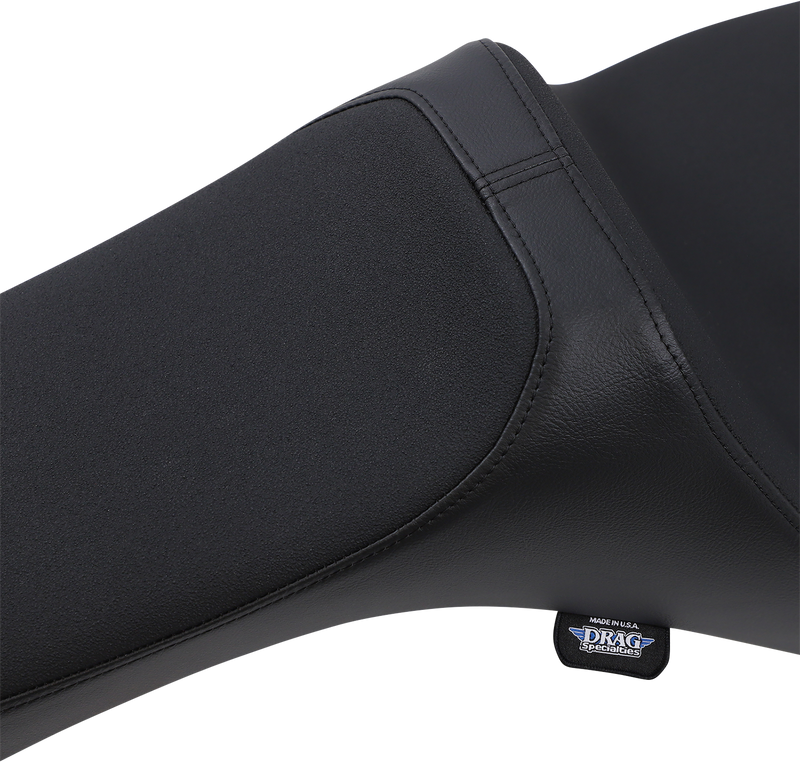 DRAG SPECIALTIES SEATS, Drag Specialties Seats Predator III Slip Stop™ Seat for Harley-Davidson FL/FX 2018-2023 – Black, Part 4665