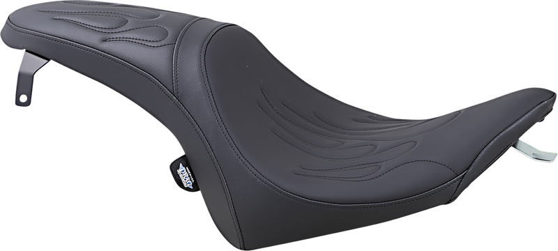 DRAG SPECIALTIES SEATS, DRAG SPECIALTIES SEATS Predator Seat - Flame Stitched for Vegas 0810-1597