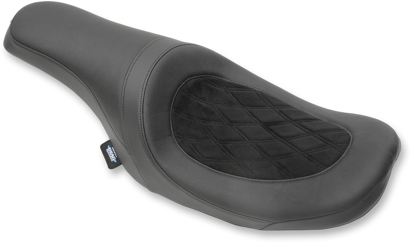 DRAG SPECIALTIES SEATS, DRAG SPECIALTIES SEATS Predator Seat with Diamond Pattern for Yaffe Razor Gas Tank - FL 2010-2023 | Part Number 0801-0975