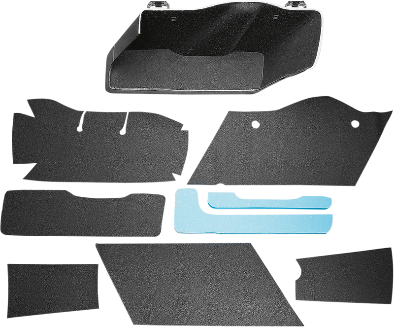 DRAG SPECIALTIES SEATS, DRAG SPECIALTIES SEATS Saddlebag Lining Kit for Harley FL 1993-2013, Black - Part DS710116