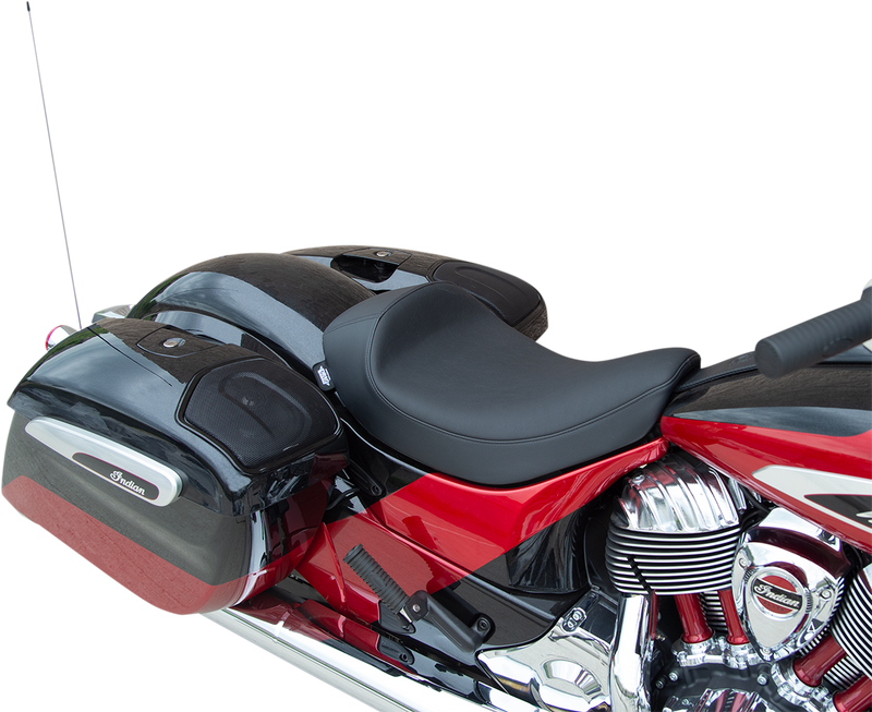 DRAG SPECIALTIES SEATS, DRAG SPECIALTIES SEATS Solo Seat for Indian 2014-2022 with 1.5-inch Rear Position and Narrow Front Design