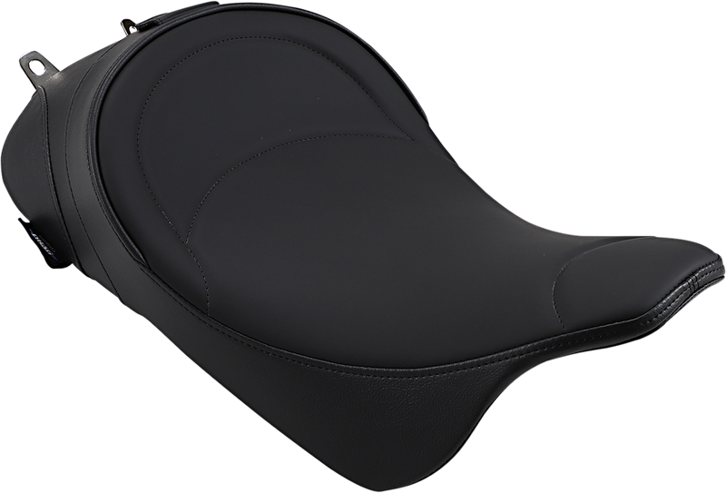 DRAG SPECIALTIES SEATS, DRAG SPECIALTIES SEATS Solo Seat - Mild Stitched with Driver Backrest for FL 2008-2023 - Part 0801-0886