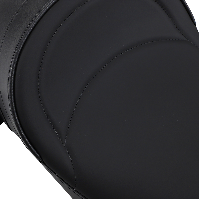 DRAG SPECIALTIES SEATS, DRAG SPECIALTIES SEATS Solo Seat - Mild Stitched with Driver Backrest for FL 2008-2023 - Part 0801-0886
