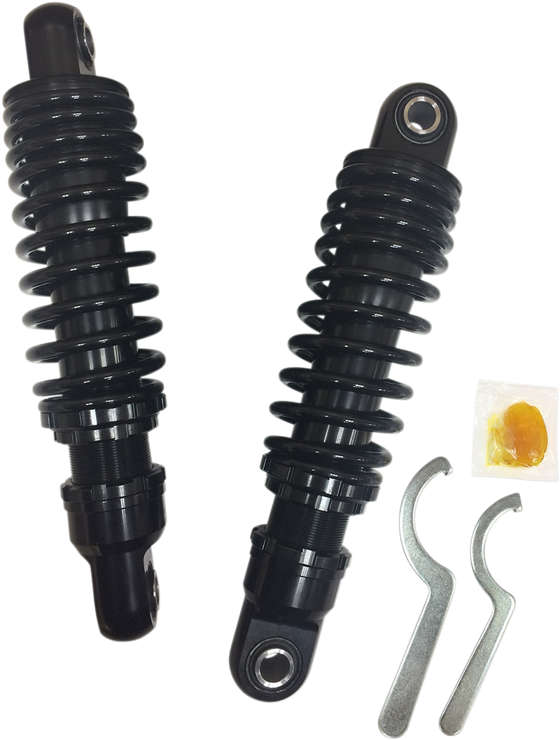 DRAG SPECIALTIES SHOCKS, Drag Specialties Shocks Premium 10.5-Inch Black C16-0149B for Harley-Davidson Motorcycles