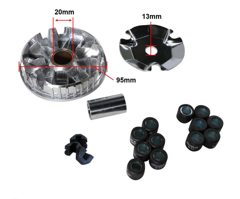 Polini Hi-Speed Variator Kit | Honda Ruckus Metro 50cc