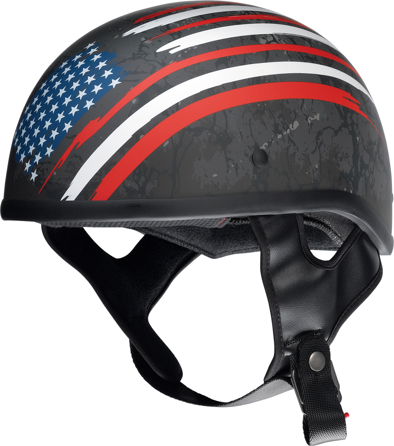 Z1R, Z1R CC Beanie Helmet Justice Small by Z1R - Black, Red, White & Blue