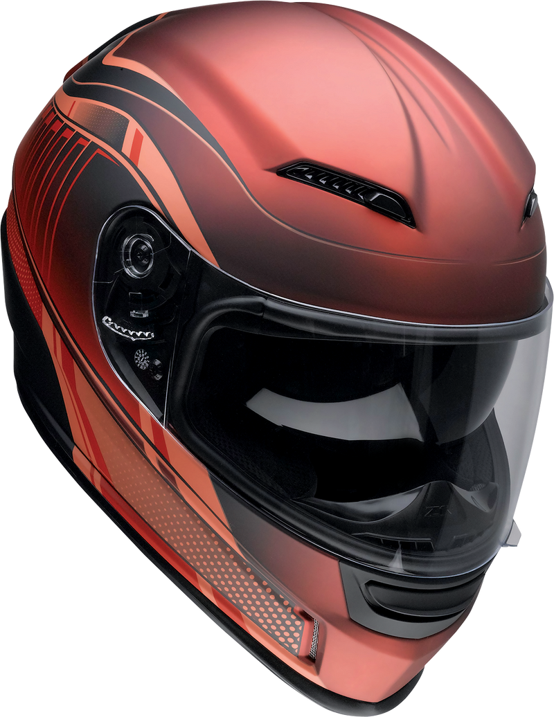 Z1R, Z1R Jackal Helmet Dark Matter Red 2XL - Injection-Molded Polycarbonate Shell with Advanced Ventilation