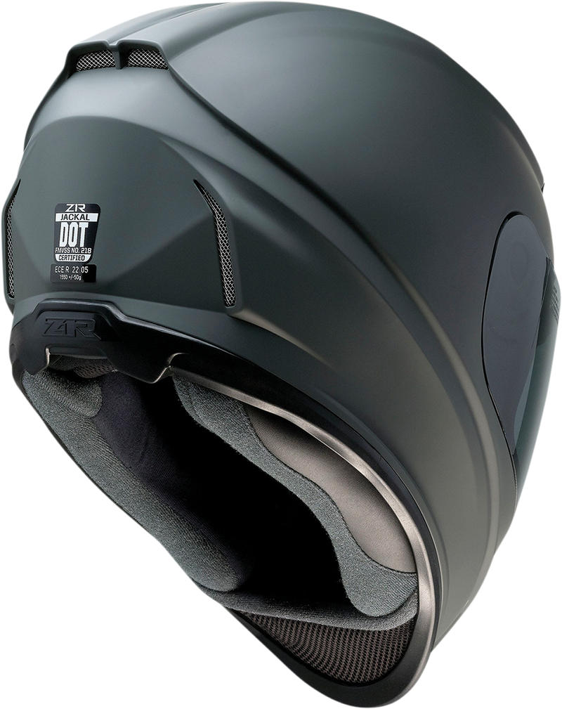 Z1R, Z1R Jackal Helmet Primer Gray with Smoke Shield - Small, Model 0101-14000