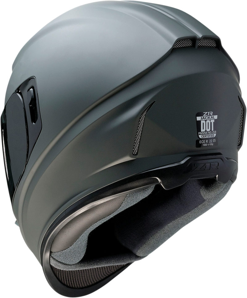 Z1R, Z1R Jackal Helmet Primer Gray with Smoke Shield - Small, Model 0101-14000