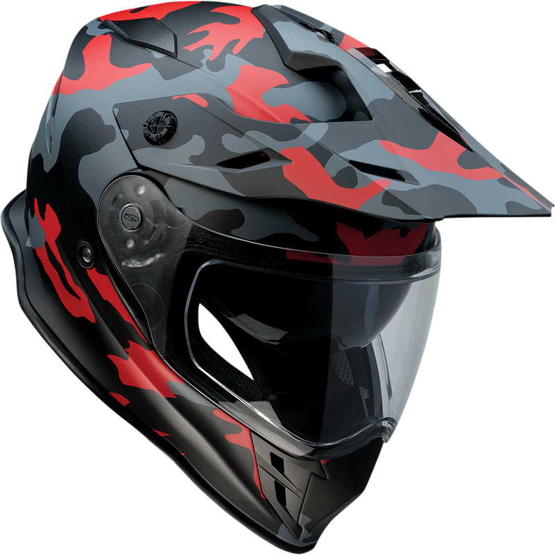 Z1R, Z1R Range Helmet - Camo Red, Model 0140-0095, Medium Size