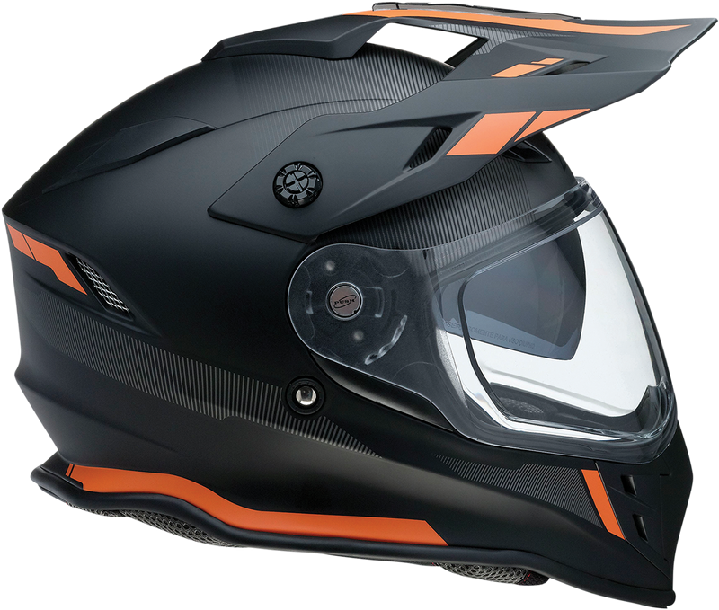 Z1R, Z1R Range Helmet - Uptake Black/Orange, Medium (Part No. 0140-0116)