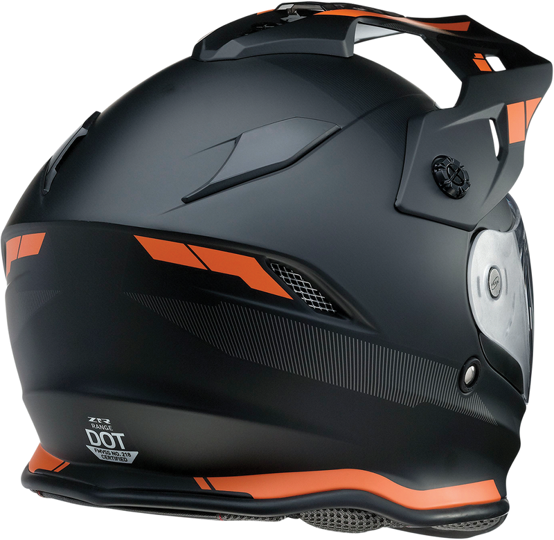 Z1R, Z1R Range Helmet - Uptake Black/Orange, Medium (Part No. 0140-0116)