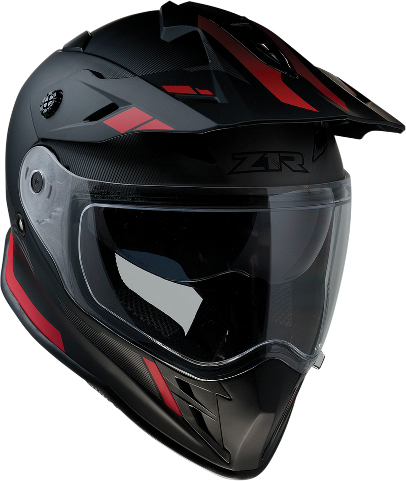 Z1R, Z1R Range Helmet - Uptake Black/Red Medium 0140-0015 by Z1R