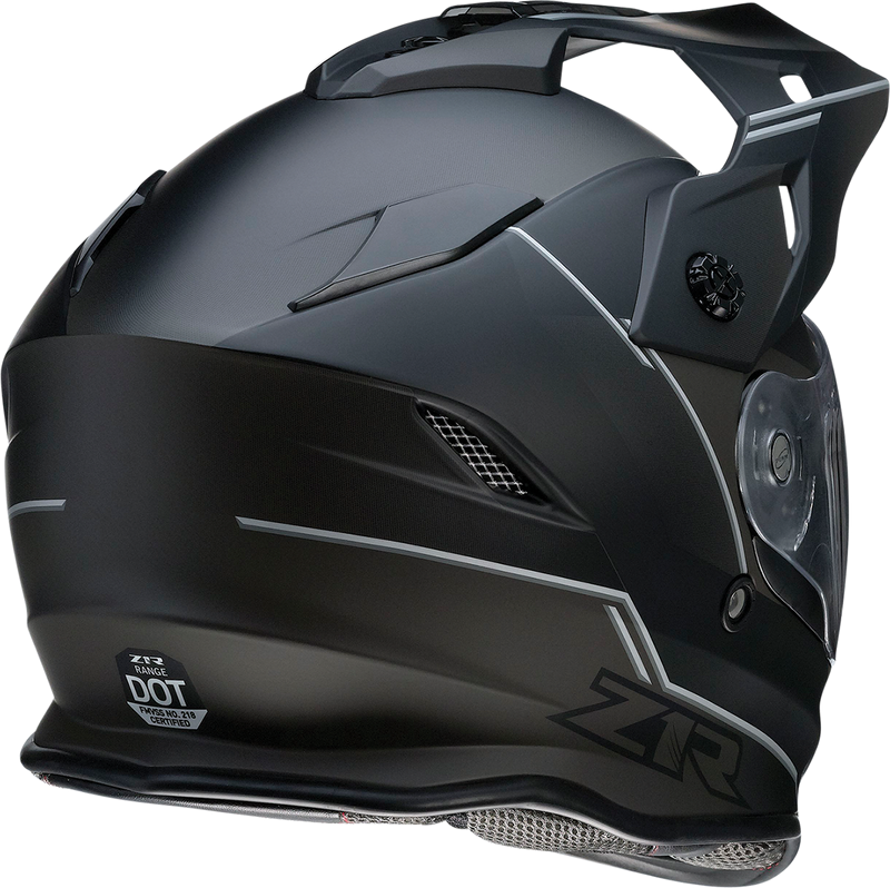 Z1R, Z1R Range Snow Helmet Bladestorm Electric Dual Pane Black/White Small 0101-14048