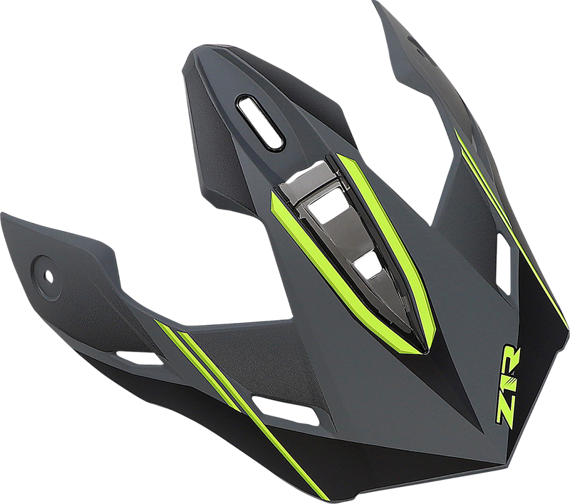 Z1R, Z1R Range Visor Kit for Bladestorm Helmets - Gray, Black & Hi-Viz Yellow - Part 0130-0988