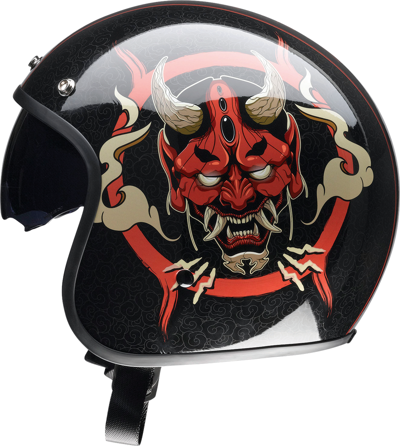 Z1R, Z1R Saturn Helmet - Devilish Gloss Black/Red XL (Part Number 0104-2880)