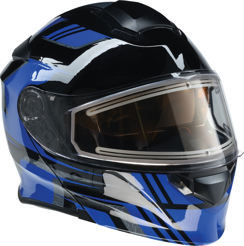 Z1R, Z1R Solaris 2.0 Helmet First Tracks Electric Dual Pane Shield Black/Blue Small 0120-0832