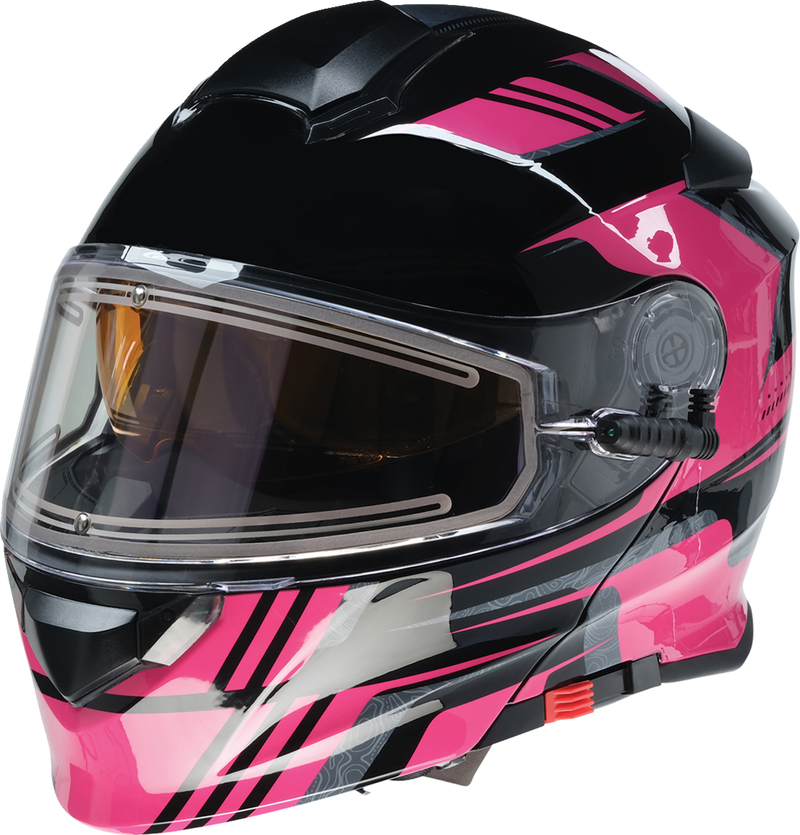 Z1R, Z1R Solaris 2.0 Helmet First Tracks Electric Dual Pane Shield Large Black/Pink - Part 0120-0846