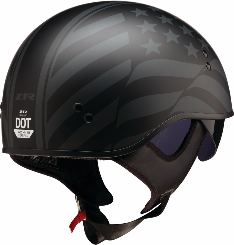 Z1R, Z1R Vagrant Helmet Jugger Black XS - Model 0103-1433 with Injection Molded Polycarbonate Shell