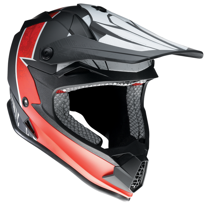 Z1R, Z1R Youth F.I. Helmet - Fractal MIPS® - Matte Black/Red, Large (Part #0111-1519)