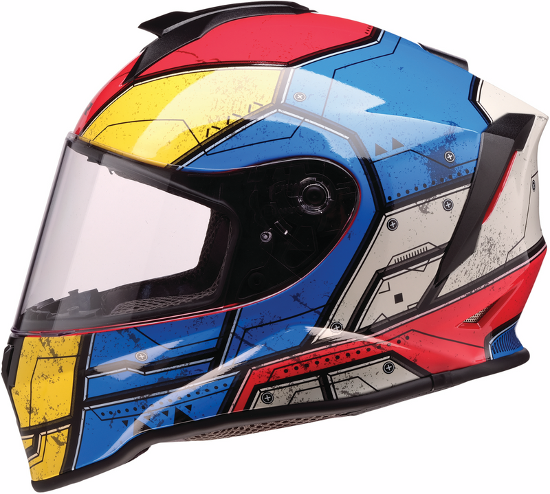 Z1R, Z1R Youth Warrant 2.0 Helmet - Sentinel Blue/Yellow, Medium - Part 0102-0293